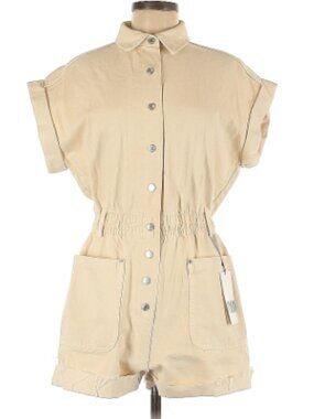 NEW Zara Beige Romper M